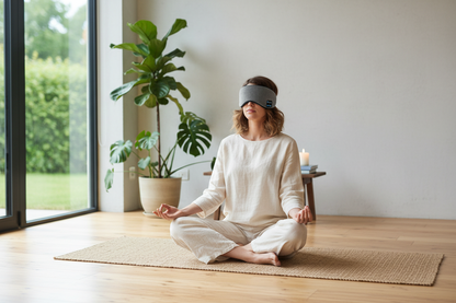 Antifaz meditando